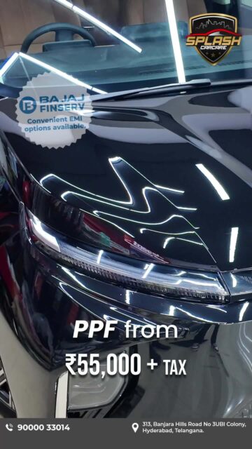 At Splash CarCare, we’re ending the year with exclusive offers on our premium car protection services with flexible EMI options. The offers are-
-PPF starting from ₹55,000 + Tax
-Ceramic starting from ₹12,900 + Tax
-Graphene starting from ₹14,900 + TaxVisit or call us today.Visit us at:
313, Banjara Hills Road No 3UBI Colony, Hyderabad, Telangana - 500034
Call: +91 9000033014 | +91 8790513636
www.splashcarcare.in[Car protection services Hyderabad, PPF coating Hyderabad, Paint Protection Film Hyderabad, Ceramic coating for cars, Graphene coating services, Premium car detailing Hyderabad, Luxury car care, Scratch protection coating, Long-lasting car shine, EMI car detailing services, Year-end car care offers, Professional car detailing, Banjara Hills car care, Hyderabad car detailing studio]
.
.
.
#SplashCarCare #CarDetailingHyderabad #PPFHyderabad #CeramicCoatingHyderabad #GrapheneCoating #sm4dm