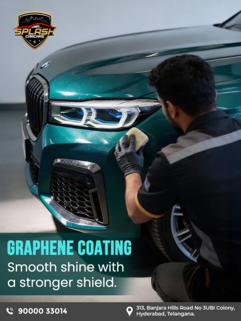 Your car deserves more than just regular shine, that’s why graphene coating at Splash carcare is just what you need. Get protection from dust, heat, scratches, watermarks, road grime and many more. Call or visit us today.Visit us at:
313, Banjara Hills Road No 3UBI Colony, Hyderabad, Telangana - 500034
Call: +91 9000033014 | +91 8790513636
www.splashcarcare.in[graphene coating Hyderabad, advanced car coating, car paint protection, scratch resistant coating, heat resistant car coating, hydrophobic car coating, premium car detailing, luxury car care studio, long lasting car protection, car detailing Banjara Hills, Splash Carcare Hyderabad]
.
.
.
#SplashCarcare #GrapheneCoating #AdvancedCarCare #LuxuryCarDetailing #PaintProtection #CarCareHyderabad #BanjaraHills #DriveProtected #sm4dm