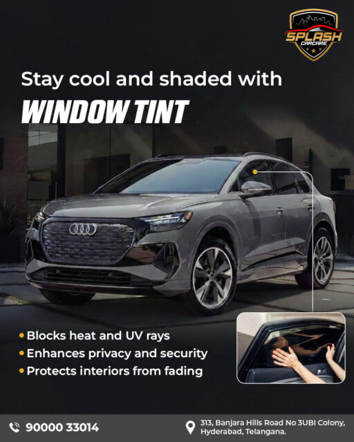 Drive cooler, safer, and smarter with premium window tinting by Splash Car Care.
Block heat, reduce UV damage, and enjoy enhanced privacy — because your car deserves ultimate protection and style.[Window tint, car window tinting, UV protection, heat reduction, car care service, auto detailing, vehicle protection, premium tinting, car accessories, interior protection]
.
.
#WindowTint #CarCare #AutoDetailing #CarProtection #UVProtection #HeatProtection #CarAccessories #sm4dm