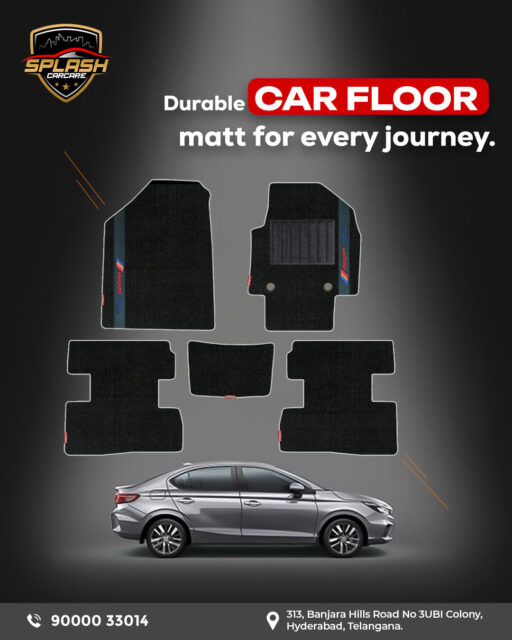 Upgrade your car’s interior with premium floor mats at Splash Car Care. Designed to protect your car from dust, dirt, spills, and wear, our high-quality floor mats keep your vehicle clean. Visit or call us today.
Visit us at:
313, Banjara Hills Road No 3UBI Colony, Hyderabad, Telangana - 500034
Call: +91 9000033014 | +91 8790513636
www.splashcarcare.in[car floor mats Hyderabad, premium car accessories, car interior protection mats, best car mats in Hyderabad, Splash Car Care services]
.
.
.
#CarCare #CarAccessories #FloorMats #CarInterior #HyderabadCars #AutoCare #CarProtection #SplashCarCare
