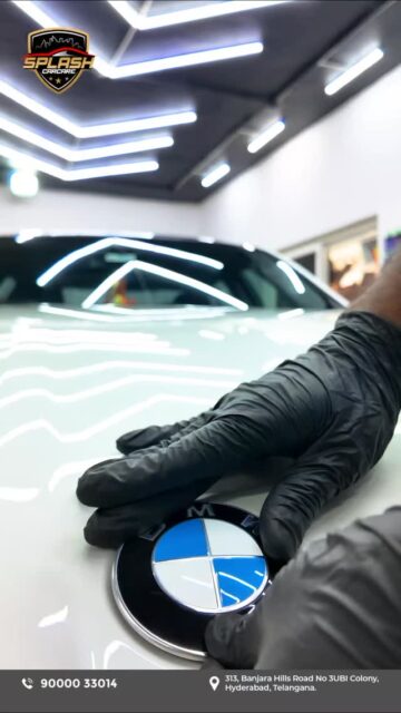 Give your car the protection it deserves today!Visit Splash Car Care for premium PPF installation and keep your ride looking brand new every day.[PPF coating, paint protection film, car protection film, car detailing services]...#SplashCarCare #PPFProtection #bmwhyderabad #PaintProtectionFilm #CarDetailing CarProtection AutoDetailing