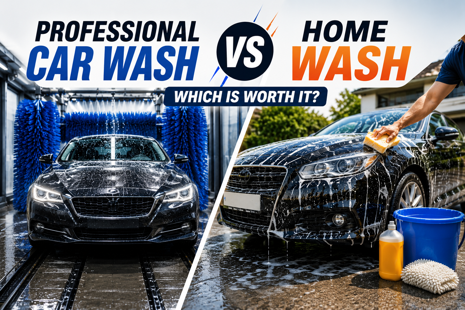 PROFESSIONAL CAR WASH VS HOME WASH- WHICH IS WORTH IT?